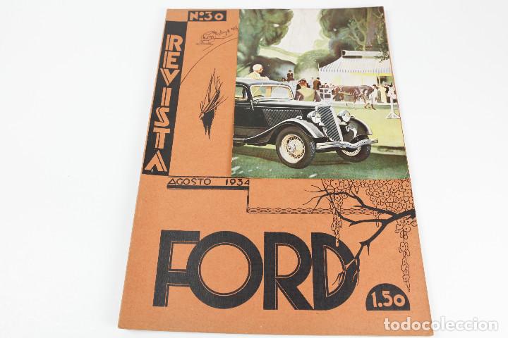 Collection Magazines and Newspapers: REVISTA FORD - AGOSTO 1934 - NUM. 30 - 25X34CM.