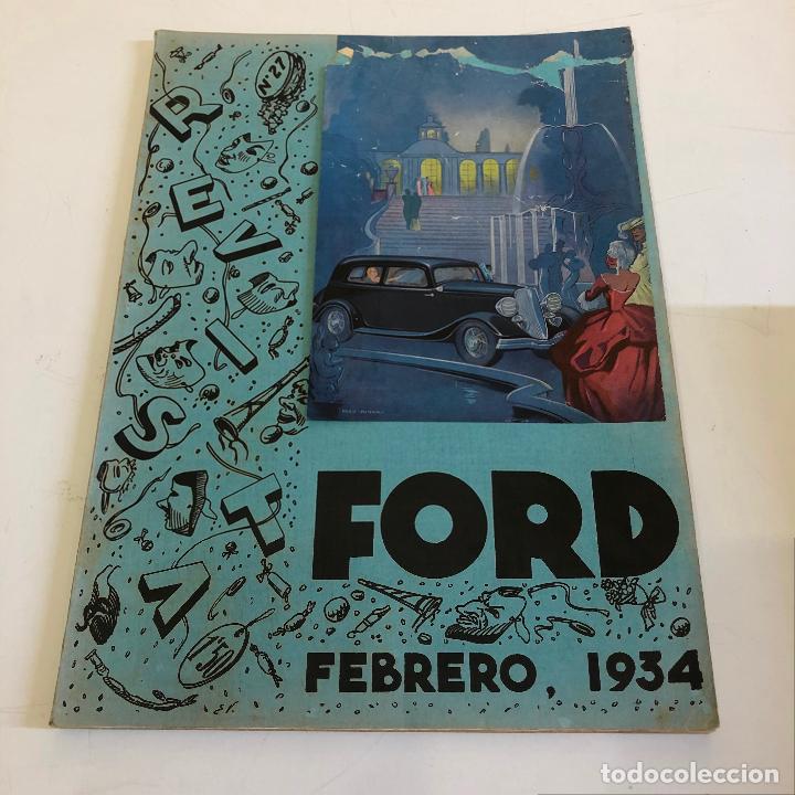 Collection Magazines and Newspapers: REVISTA FORD - FEBRERO 1934 - NUM. 27 - 25X34CM.