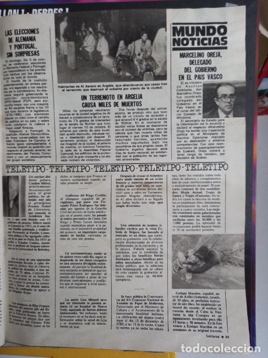 Sammeln von Zeitschriften und Zeitungen: MARCELINO OREJA