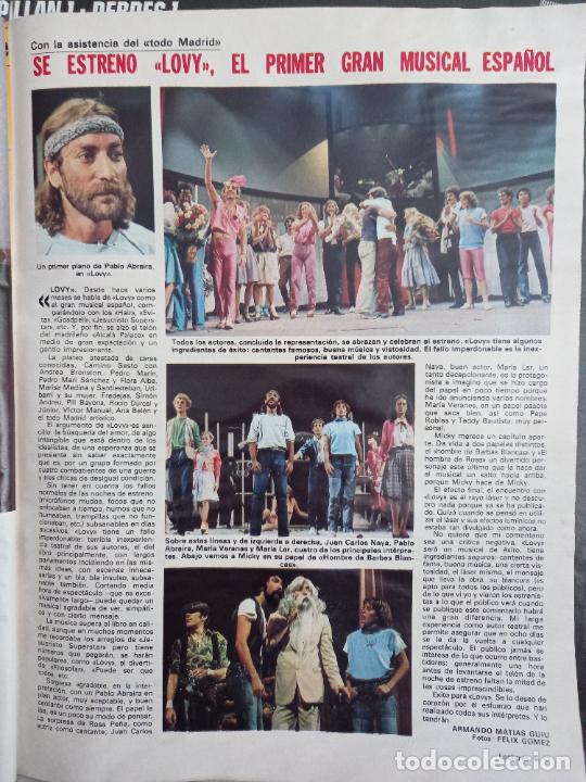 Sammeln von Zeitschriften und Zeitungen: LOVY PABLO ABRAIRA CARLOS NAYA MARIA VERANES LAR MICKY