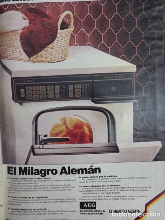Coleccionismo de revistas y peri&oacute;dicos: anuncio aeg lavadoras