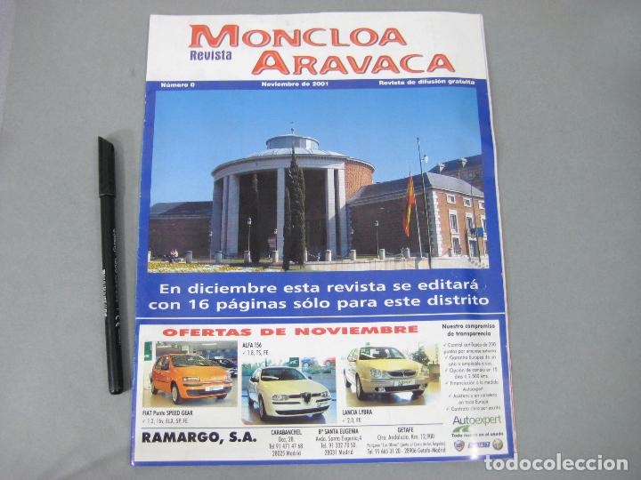 Collection Magazines and Newspapers: REVISTA VECINAL PUBLICITARIA DE MONCLOA ARAVACA N&ordm; 0. NOVIEMBRE DE 2001