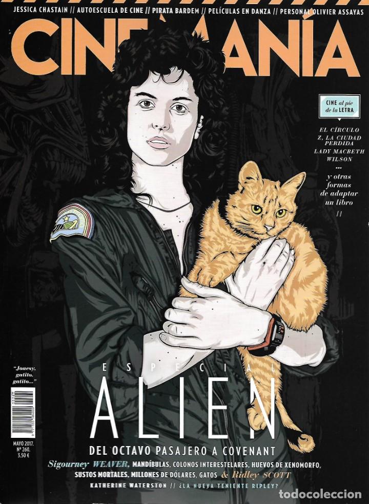 Coleccionismo de Revistas y Peri&oacute;dicos: REVISTA CINEMANIA N&ordm; 260 MAYO 2017, ALIEN (1)