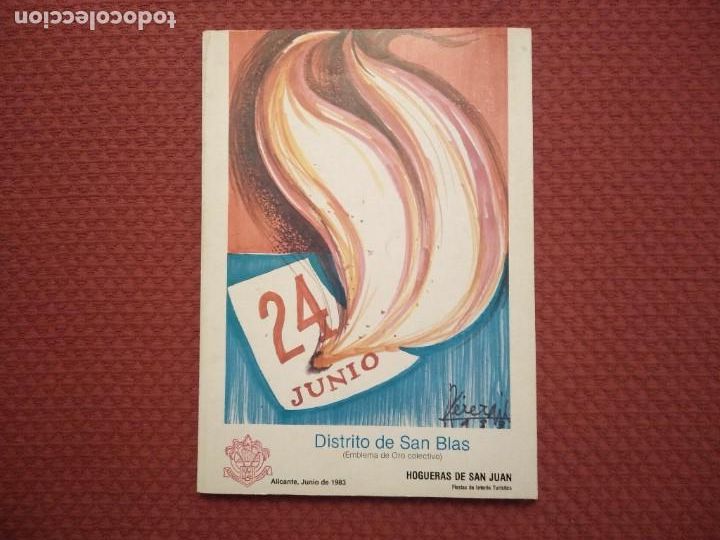 Coleccionismo de revistas y peri&oacute;dicos: HOGUERA SAN BLAS 1983 Hogueras de Alicante