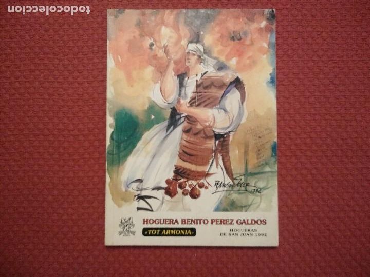 Coleccionismo de Revistas y Peri&oacute;dicos: HOGUERA BENITO P&Eacute;REZ GALD&Oacute;S 1992 Hogueras de Alicante