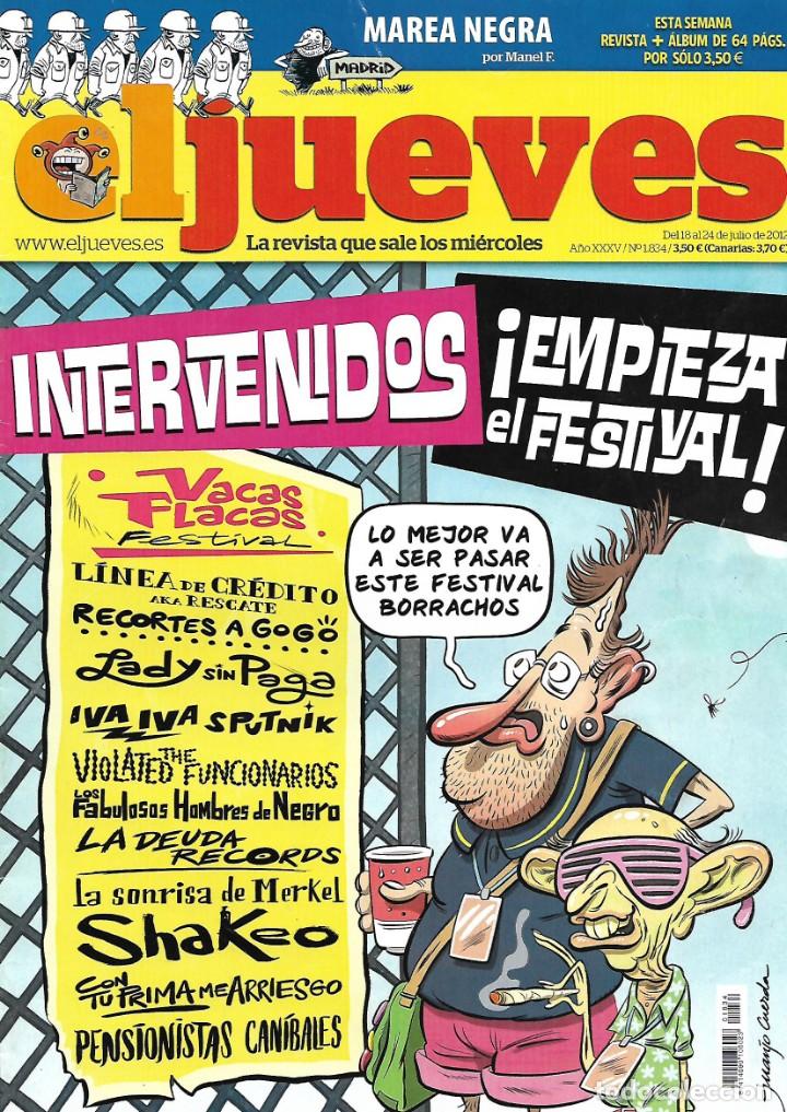 Collezionismo di Riviste e Giornali: REVISTA EL JUEVES N&ordm;1834