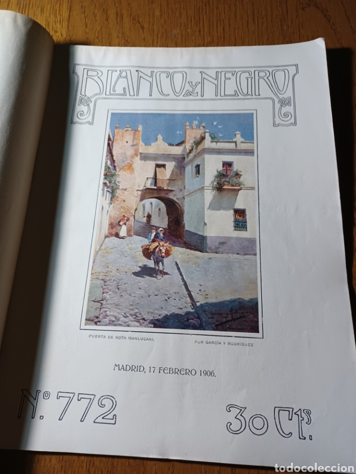 Coleccionismo de revistas y peri&oacute;dicos: REVISTA 1906. PUERTA DE ROTA. CASA DEL PAN DURO DE MADRID. TRENES DESTROZADOS POR EL VIENTO.GERONA