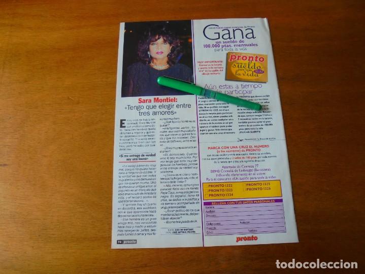 Coleccionismo de revistas y peri&oacute;dicos: CLIPPING 1997: SARA MONTIEL