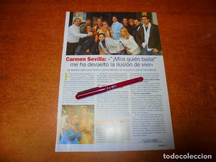 Coleccionismo de Revistas y Peri&oacute;dicos: CLIPPING 2006: CARMEN SEVILLA / JIM CARREY