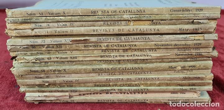 Coleccionismo de Revistas y Peri&oacute;dicos: REVISTA DE CATALUNYA. ANTONI ROVIRA I VIRGILI. 18 EJEMPLARES. A&Ntilde;OS 20/30.
