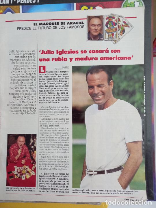 Coleccionismo de Revistas y Peri&oacute;dicos: JULIO IGLESIAS POR EL MARQUES DE ARACIEL