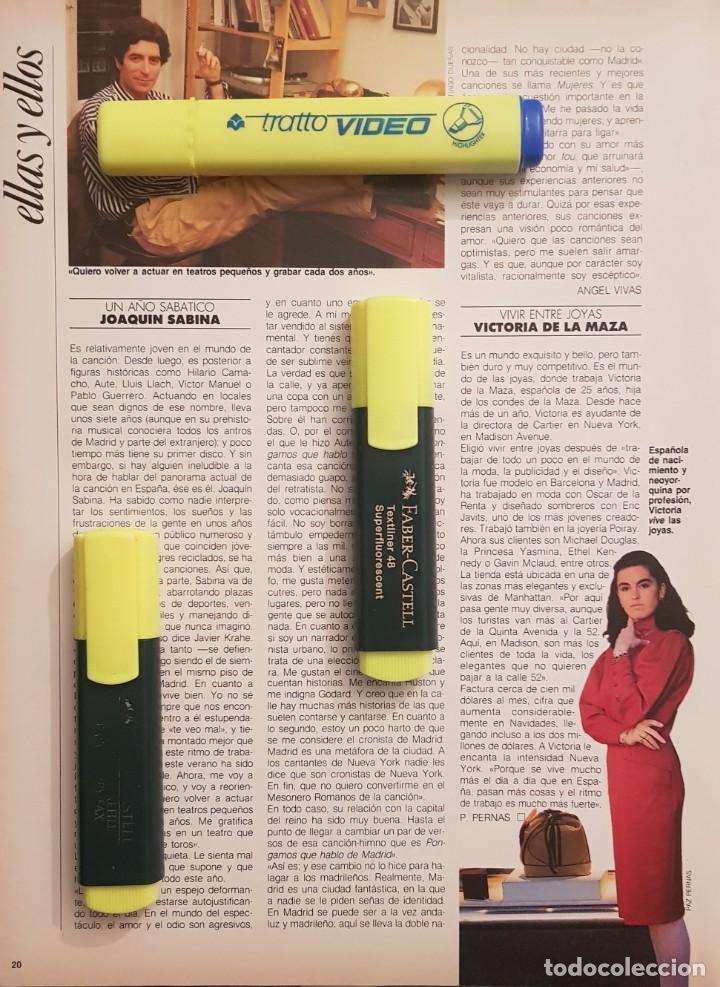 Coleccionismo de Revistas y Peri&oacute;dicos: Reportaje de Joaqu&iacute;n Sabina. Diciembre 87