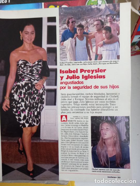 Coleccionismo de Revistas y Peri&oacute;dicos: ISABEL PREYSLER CHABELI IGLESIAS TAMARA FALCO
