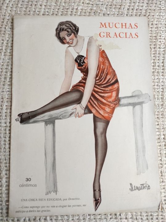 Coleccionismo de revistas y peri&oacute;dicos: MUCHAS GRACIAS N&ordm; 137 SEPTIEMBRE 1926 REVISTA COMICO SATIRICA