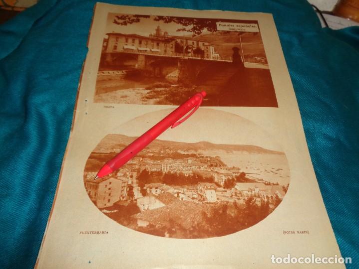 Coleccionismo de Revistas y Peri&oacute;dicos: RECORTE : GUIPUZCOA : TOLOSA Y FUENTERRABIA. ABC, ENERO 1932