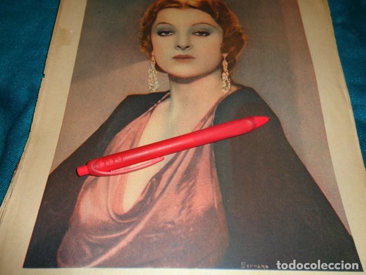 Coleccionismo de Revistas y Peri&oacute;dicos: RECORTE : FIGURAS DE LA PANTALLA : MYRNA LOY. ABC, ABRIL 1931