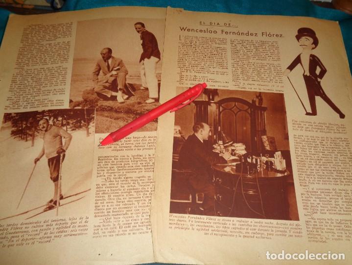 Coleccionismo de Revistas y Peri&oacute;dicos: RECORTE : WENCESLAO FERNANDEZ FLORES. ABC, ABRIL 1931
