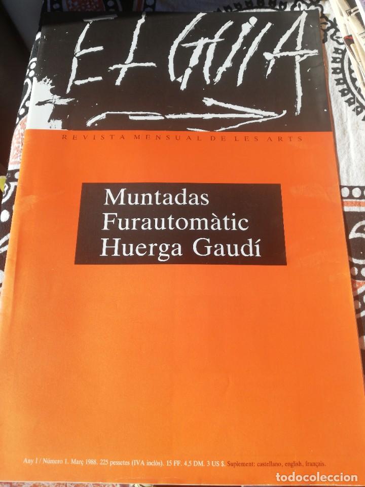 Coleccionismo de revistas y peri&oacute;dicos: EL GUIA. REVISTA MENSUAL DE LES ARTS. N&ordm;1 MAR&Ccedil; 1988. MUNTADAS-FURAUTOM&Agrave;TIC-HUERGA-GAUDI