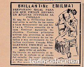 Coleccionismo de revistas y peri&oacute;dicos: Publicidad brillantina Emilmat - 1917