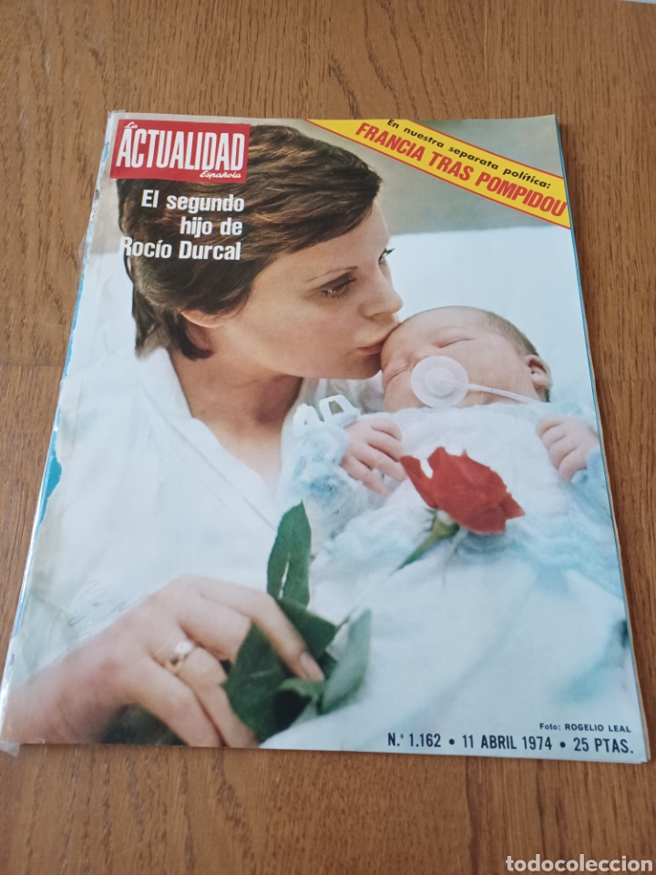 Coleccionismo de Revistas y Peri&oacute;dicos: REVISTA 1974. ROCIO DURCAL SEGUNDO HIJO. CARMELO CABRERA . PUBLICIDAD DE JAVEA