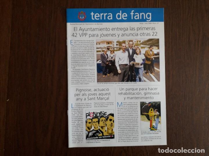 Coleccionismo de revistas y peri&oacute;dicos: revista terra de fang, Ajuntament de Marratx&iacute;, n&ordm; 27, maig juny 2008.