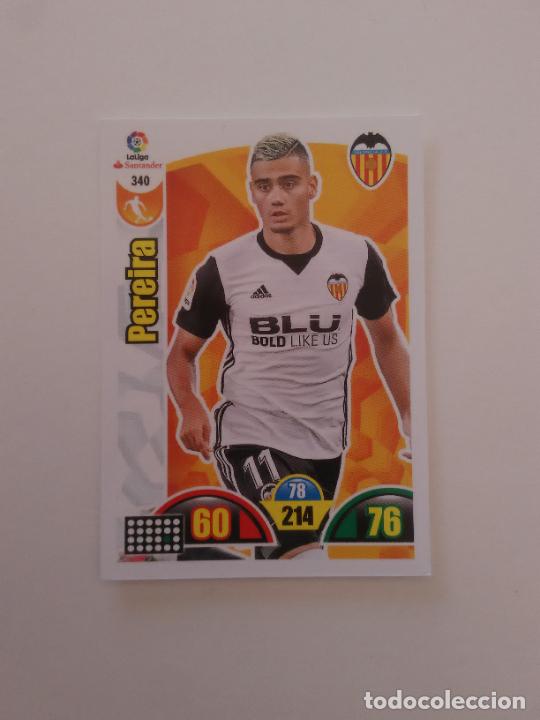 Collection Magazines and Newspapers: 340 PEREIRA VALENCIA CROMO TARJETA LIGA FUTBOL PANINI ADRENALYN 2017-2018 17-18