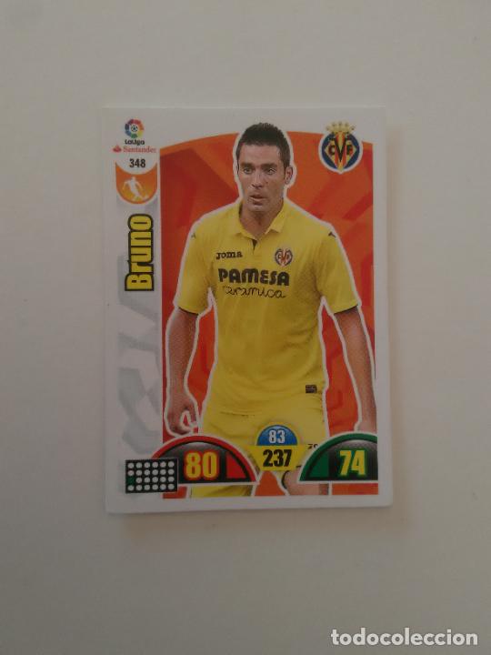 Colecionismo de Revistas e Jornais: 348 BRUNO VILLARREAL CROMO TARJETA LIGA FUTBOL PANINI ADRENALYN 2017-2018 17-18