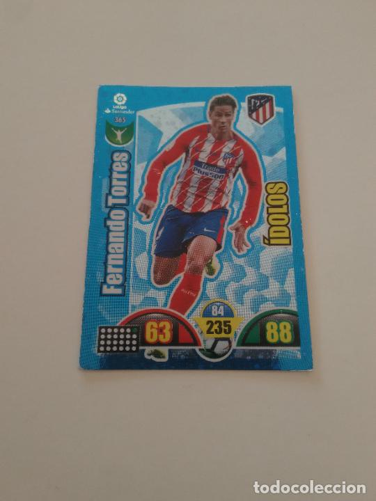 Collezionismo di Riviste e Giornali: 365 FERNANDO TORRES ATL&Eacute;TICO MADRID IDOLO CROMO TARJETA LIGA FUTBOL PANINI ADRENALYN 2017-2018 17-18