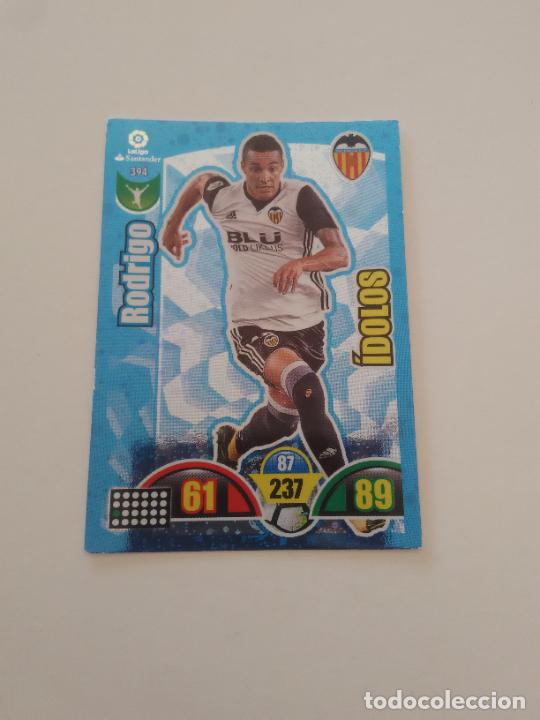 Sammeln von Zeitschriften und Zeitungen: 394 RODRIGO VALENCIA IDOLO CROMO TARJETA LIGA FUTBOL PANINI ADRENALYN 2017-2018 17-18