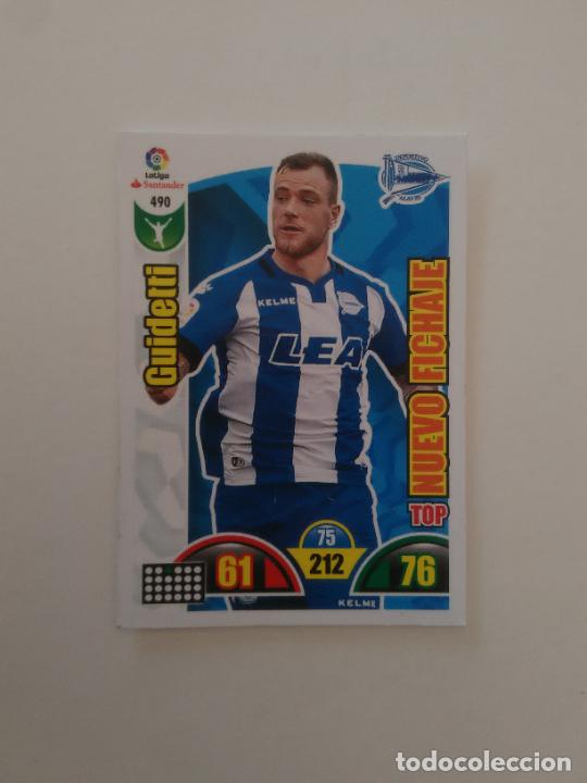 Collection Magazines and Newspapers: 490 GUIDETTI ALAV&Eacute;S NUEVO FICHAJE TARJETA CROMO LIGA FUTBOL PANINI ADRENALYN 2017-2018 17-18