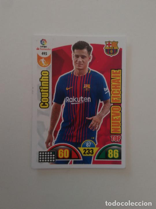 Collection Magazines and Newspapers: 495 COUTINHO BARCELONA BAR&Ccedil;A NUEVO FICHAJE CROMO LIGA FUTBOL PANINI ADRENALYN 2017-2018 17-18