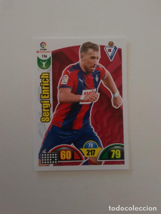 Colecionismo de Revistas e Jornais: 136 SERGI ENRICH EIBAR CROMO TARJETA LIGA FUTBOL PANINI ADRENALYN 2017-2018 17-18