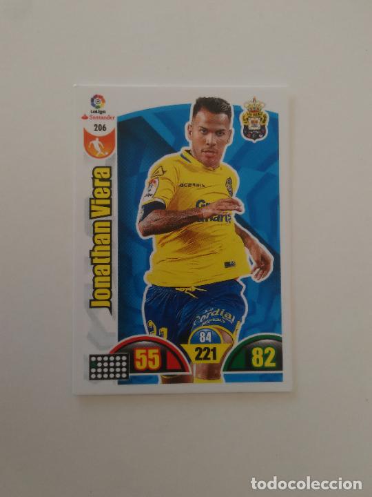 Sammeln von Zeitschriften und Zeitungen: 206 JONATHAN VIERA LAS PALMAS CROMO TARJETA LIGA FUTBOL PANINI ADRENALYN 2017-2018 17-18