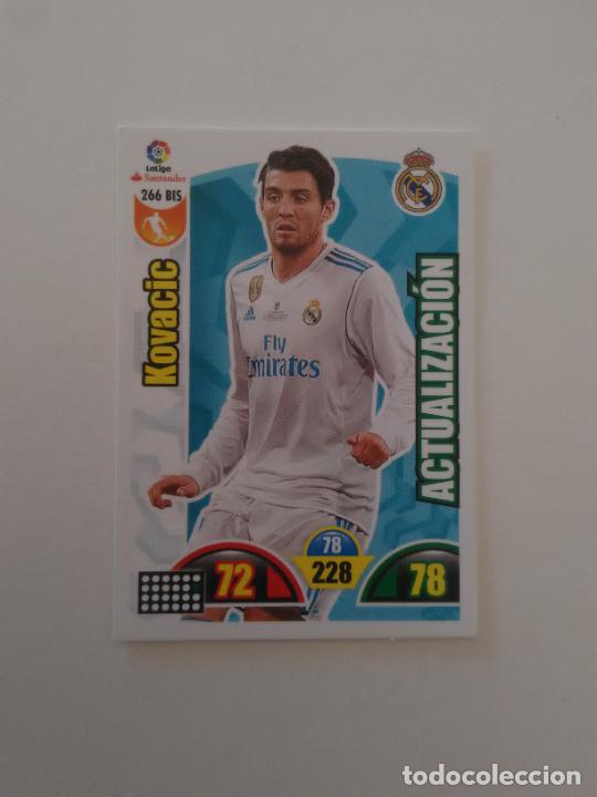 Collection Magazines and Newspapers: 266 BIS KOVACIC REAL MADRID CROMO TARJETA LIGA FUTBOL PANINI ADRENALYN 2017-2018 17-18