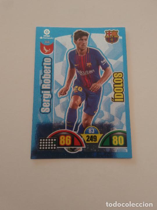 Sammeln von Zeitschriften und Zeitungen: 366 SERGI ROBERTO BARCELONA BAR&Ccedil;A IDOLO CROMO TARJETA LIGA FUTBOL PANINI ADRENALYN 2017-2018 17-18