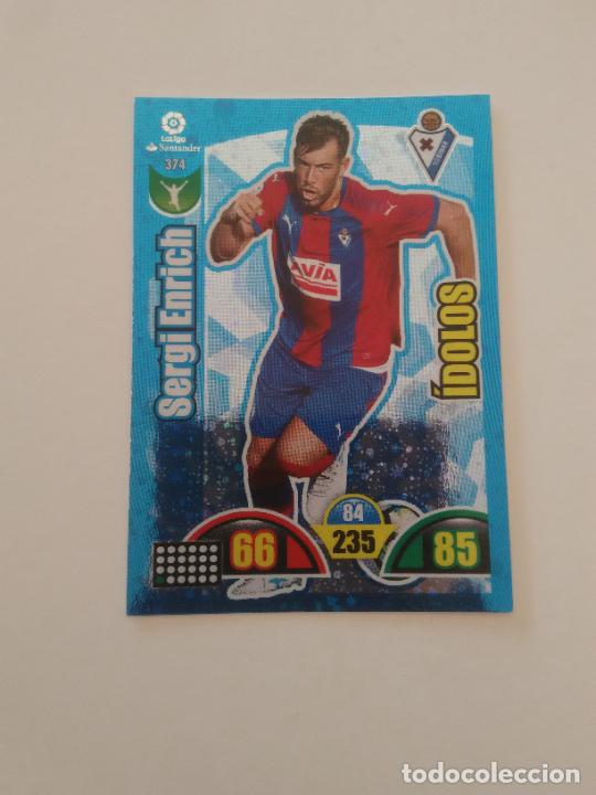 Coleccionismo de Revistas y Peri&oacute;dicos: 374 SERGI ENRICH EIBAR IDOLO CROMO TARJETA LIGA FUTBOL PANINI ADRENALYN 2017-2018 17-18