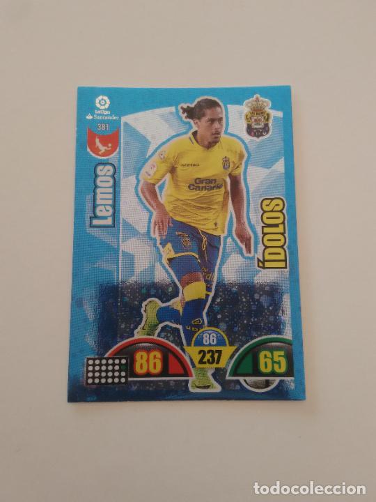 Colecionismo de Revistas e Jornais: 381 LEMOS LAS PALMAS IDOLO CROMO TARJETA LIGA FUTBOL PANINI ADRENALYN 2017-2018 17-18