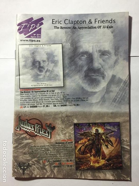 Collection Magazines and Newspapers: REVISTA TIPO - NUMERO 271 AGOSTO - A&Ntilde;O 2014