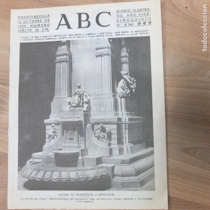 Coleccionismo de Revistas y Peri&oacute;dicos: ABC -MADRID SEVILLA 1929 -FACIMIL