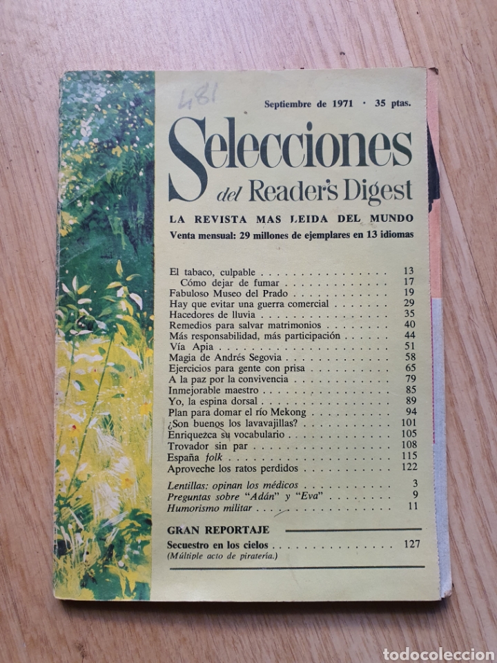 Coleccionismo de Revistas y Peri&oacute;dicos: Selecciones del reader's Digest 1971