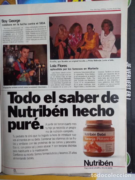 Coleccionismo de revistas y peri&oacute;dicos: PITITA RIDRUEJO LOLA FLORES BOY GEORGE