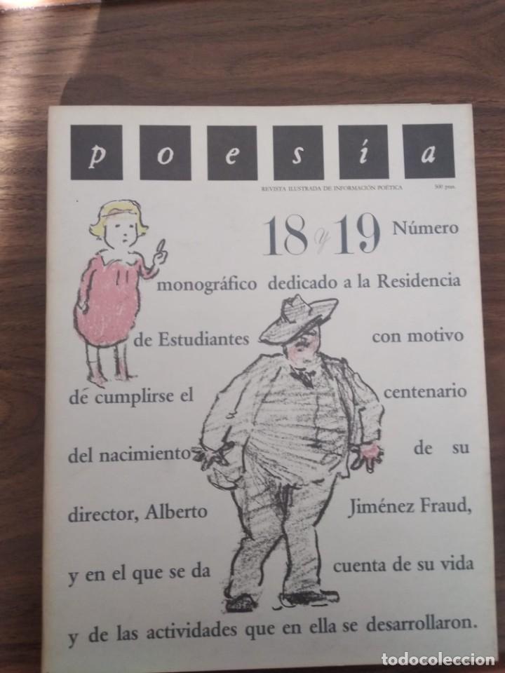 Coleccionismo de Revistas y Peri&oacute;dicos: Poes&iacute;a. Revista Ilustrada de Informaci&oacute;n Po&eacute;tica. N&uacute;mero 18 y 19 Oto&ntilde;o-Invierno 1983