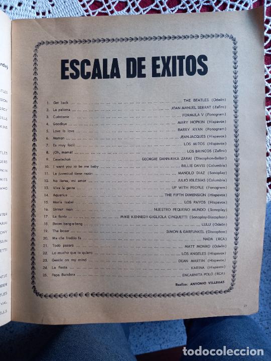 Coleccionismo de revistas y peri&oacute;dicos: escala de exitos 1969 the beatles