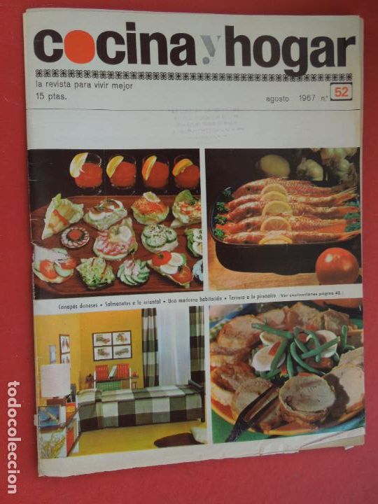 Collection Magazines and Newspapers: COCINA Y HOGAR , REVISTA N&ordm; 52 - 08-1967 LA REVISTA PARA VIVIR MEJOR