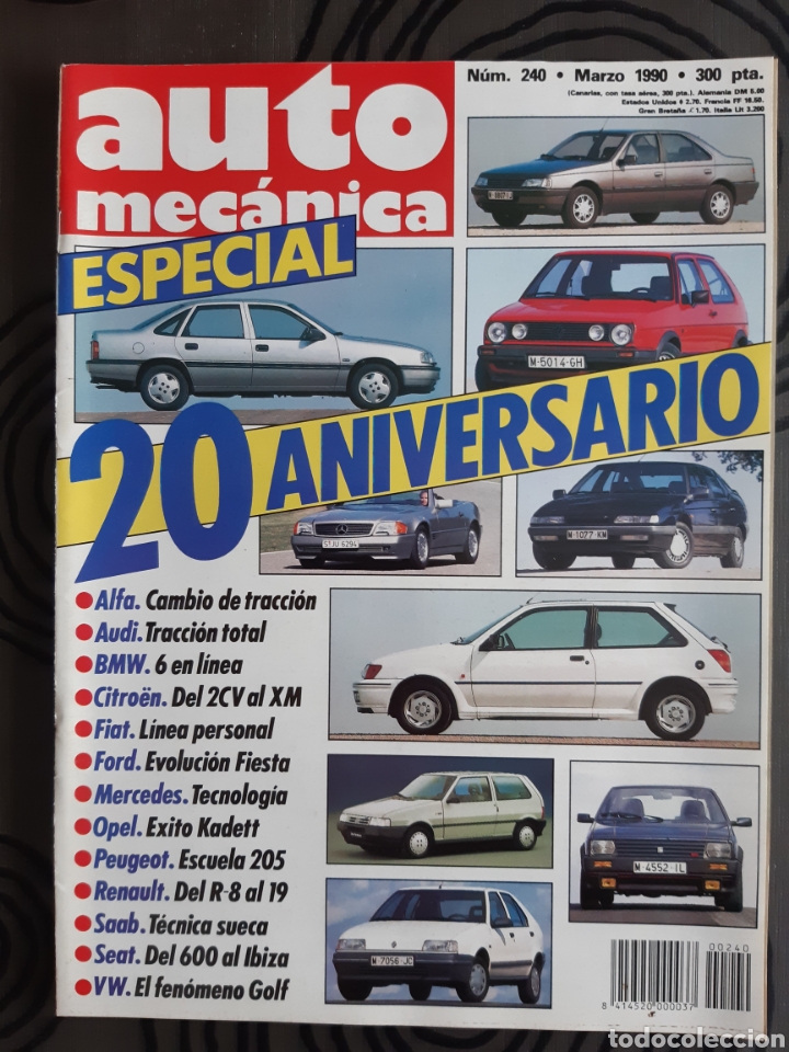 Coleccionismo de Revistas y Peri&oacute;dicos: Auto mec&aacute;nica n&deg; 240. Citro&euml;n XM. Mazda 323