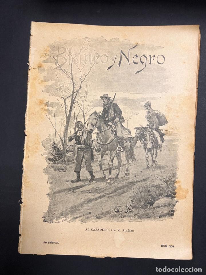 Coleccionismo de Revistas y Peri&oacute;dicos: BLANCO Y NEGRO. N&ordm; 264.1896. EL HOTEL DE LOS DUQUES DE VALENCIA. LEER
