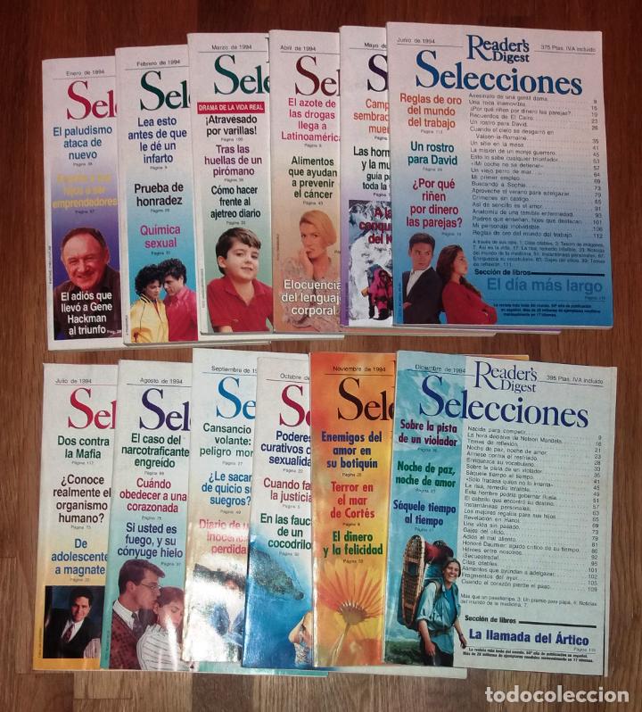 Collectionnisme de Revues et Journaux: SELECCIONES DEL READER&acute;S DIGEST. A&ntilde;o 1994 completo : N&uacute;ms. 638 a 649. 12 vol.: Enero - diciembre