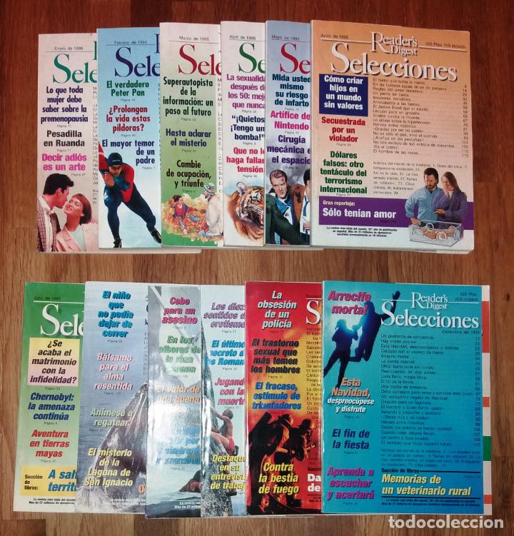 Collectionnisme de Revues et Journaux: SELECCIONES DEL READER&acute;S DIGEST. A&ntilde;o 1995 completo : N&uacute;ms. 650 a 661. 12 vol.: Enero - diciembre
