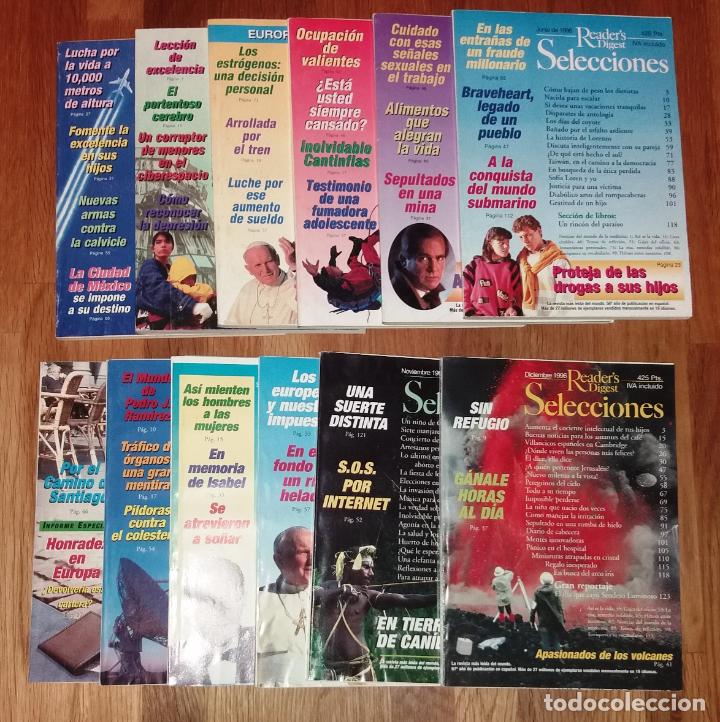 Collectionnisme de Revues et Journaux: SELECCIONES DEL READER&acute;S DIGEST. A&ntilde;o 1996 completo : N&uacute;ms. 662 a 673. 12 vol.: Enero - diciembre
