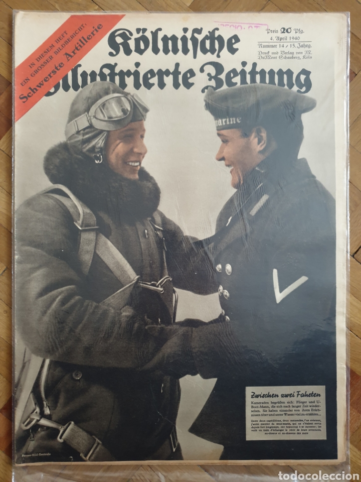 Sammeln von Zeitschriften und Zeitungen: KOLNISCHE ILUSTRIERTE ZEITUNG , n&ordm; 14 - 1940 REVISTA EPOCA NAZI II GUERRA MUNDIAL III REICH